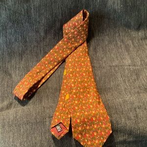 Salvatore Ferragamo Tie- look closely for the hidden birds. Rare a find tie.